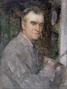 Edward Arthur Walton Self portrait oil on canvas